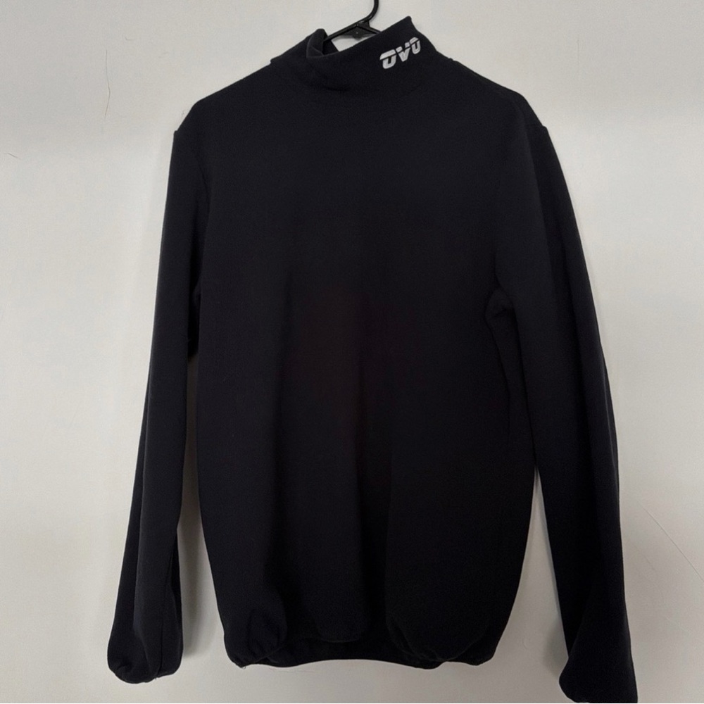 OVO Men's Medium Black Primaloft Fleece Mock Neck NWOT